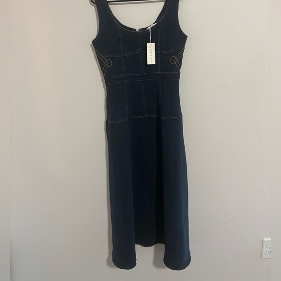 Moon River Denim Western Dress Size S Brand New With Tags - Picture 7 of 7